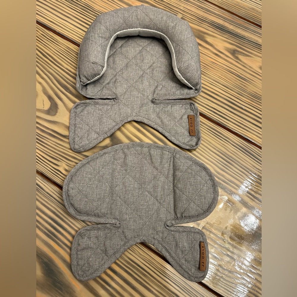 JJ Cole Head Support Newborn car seat, Stroller Gray Herringbone